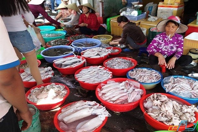 Chợ đầu mối Thanh Khê là chợ đầu mối nổi tiếng nhất Đà Nẵng