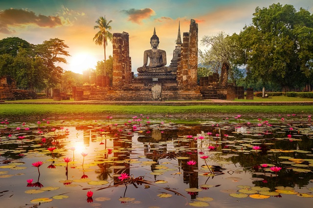 Góc nhìn mới lạ tại cố đô Sukhothai Thani