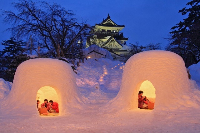 Những nét độc đáo của Yokote Kamakura – lễ hội nhà tuyết Nhật Bản