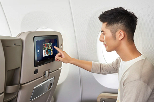 Những tiện ích giải trí trên chuyến bay hãng hàng không China Airlines