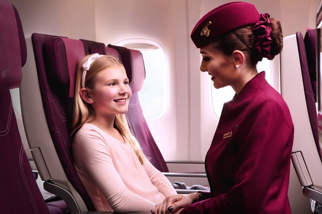 Thông tin về dịch vụ hỗ trợ trẻ em đi du lịch một mình của Qatar Airways